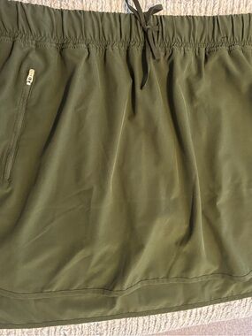 ZeroXposur Dark Olive Active Skort with Logo XXL